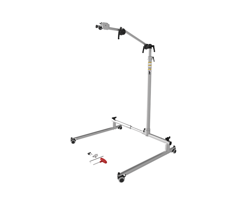 Support roulant Tobii Dynavox Rehadapt FS-Vario réglable en hauteur avec base flexible à roulettes