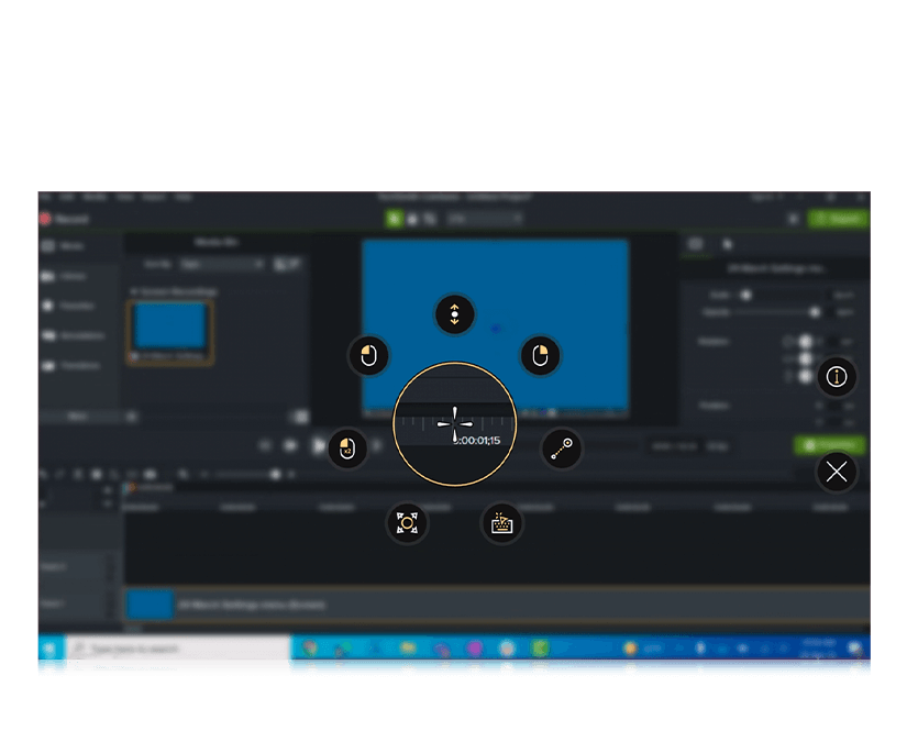 Tobii Dynavox TD Control utilisé pour éditer une vidéo dans Camtasia