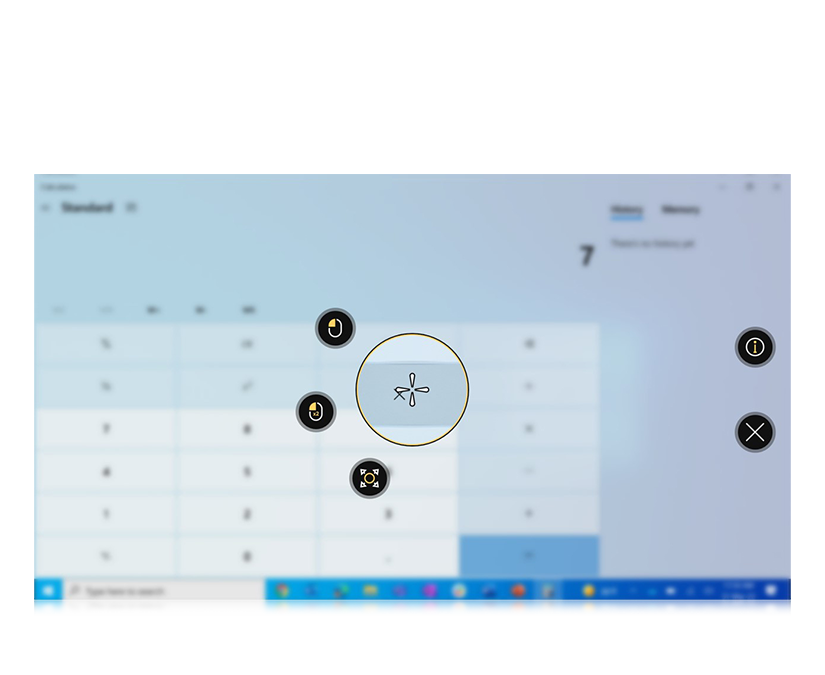 Options de menu d'interaction personnalisées Tobii Dynavox TD Control