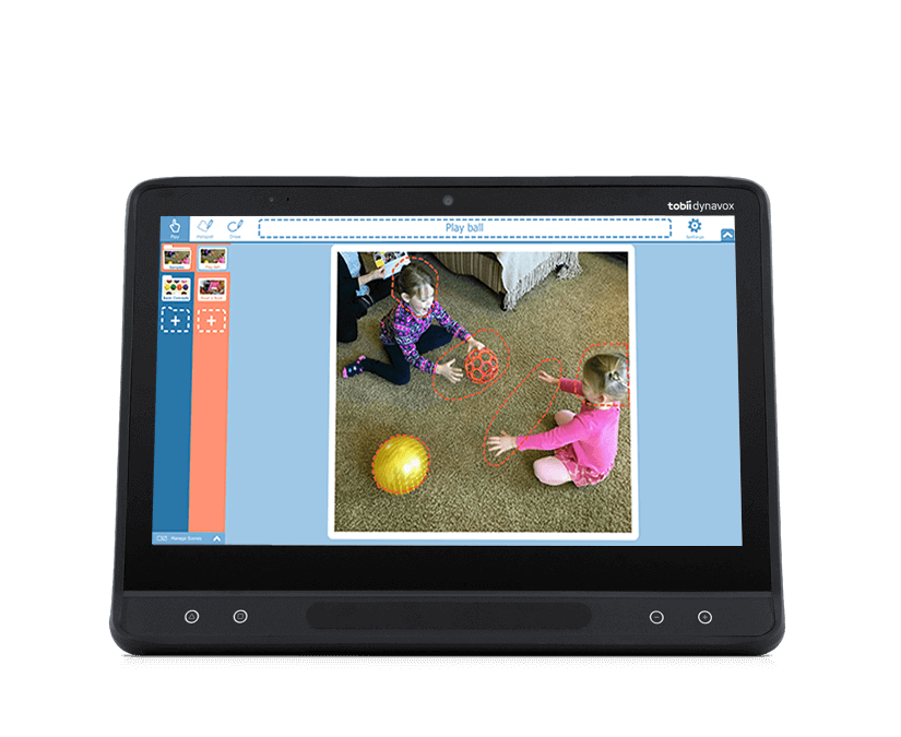 Dispositif I-Series doté de Tobii Dynavox Snap Scene