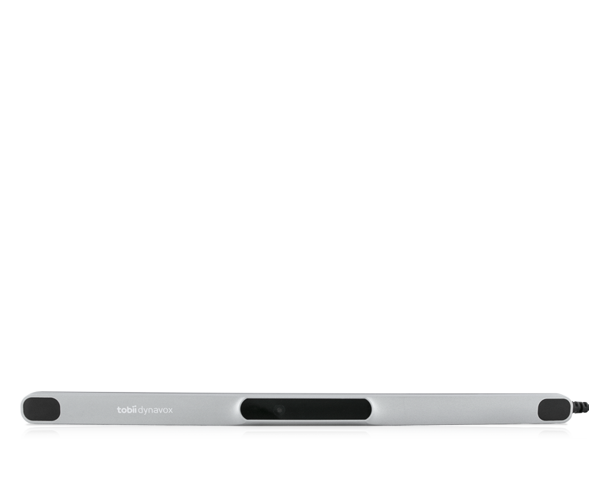 Commande oculaire Tobii Dynavox PCEye comme aide technique.