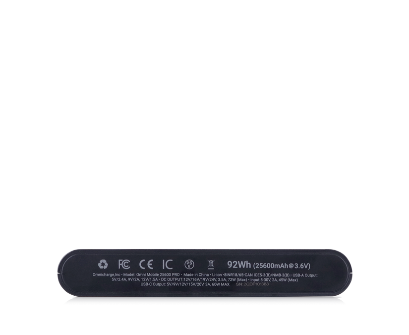 Batterie externe Tobii Dynavox pour I-Series - vue arrière