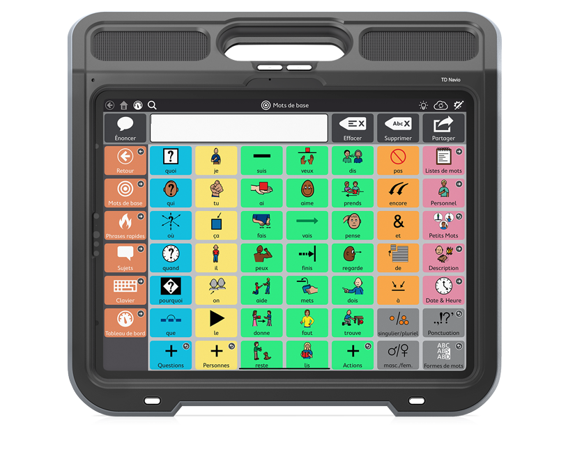 Dispositif de CAA Tobii Dynavox TD Navio Maxi