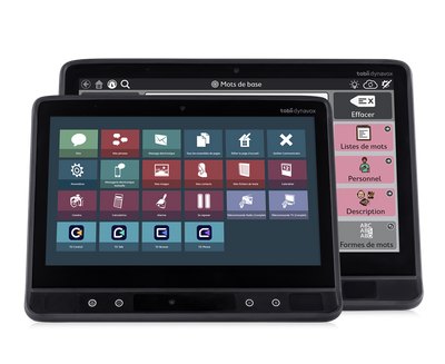 Générateurs de parole Tobii Dynavox TD I-series TD I-13 et TD I-16 côte à côte