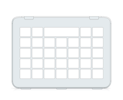 I-110 Communicator 5 Literacy 7x5 Guide-doigts