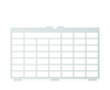 Guide-doigt Tobii Dynavox I-13 pour TD Snap - grille complète 7x7 (grille de vocabulaire 6x6)
