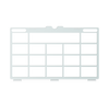 Guide-doigt Tobii Dynavox I-13 pour TD Snap - grille complète 4x5 (grille de vocabulaire 3x4)