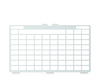 Guide-doigt Tobii Dynavox I-13 pour TD Snap - grille complète 8x10 (grille de vocabulaire 7x9)