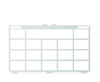 Guide-doigt Tobii Dynavox I-16 pour TD Snap - grille complète 4x5 (grille de vocabulaire 3x4)