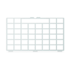 Guide-doigt Tobii Dynavox I-16 pour Communicator - grille complète 8x5