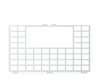Guide-doigt Tobii Dynavox I-16 pour Communicator - grille complète 10x8