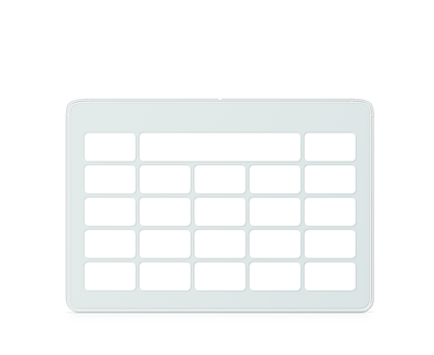 TD Snap 5 x 5 grille avec fenêtre de messages