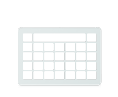 Communicator 5 7 x 5 grille avec fenêtre de messages