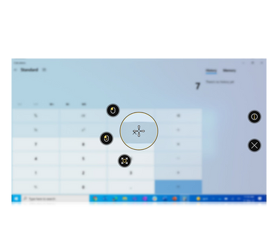 Options de menu d'interaction personnalisées Tobii Dynavox TD Control