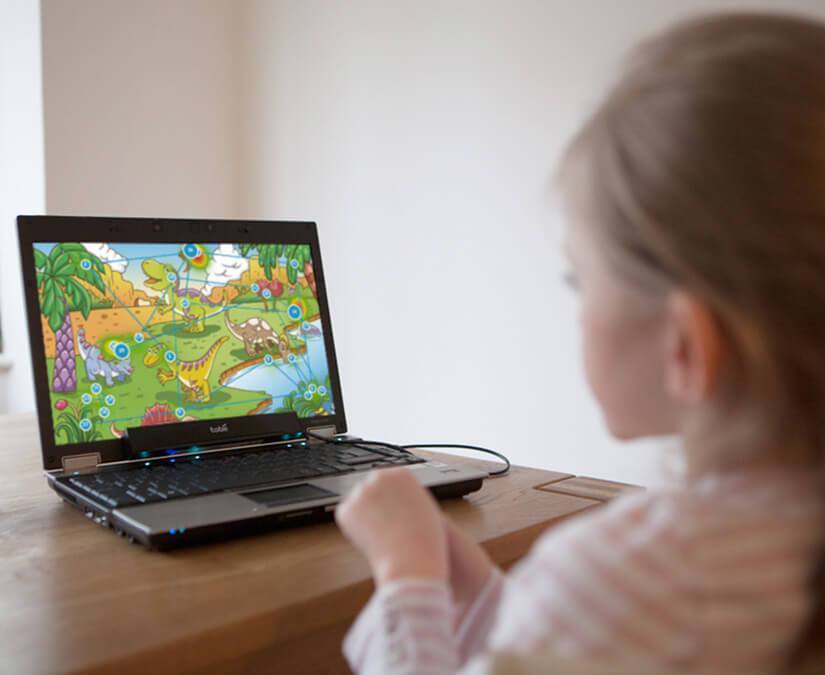 Tobii Dynavox Gaze Viewer doté de Heatmap sur une image