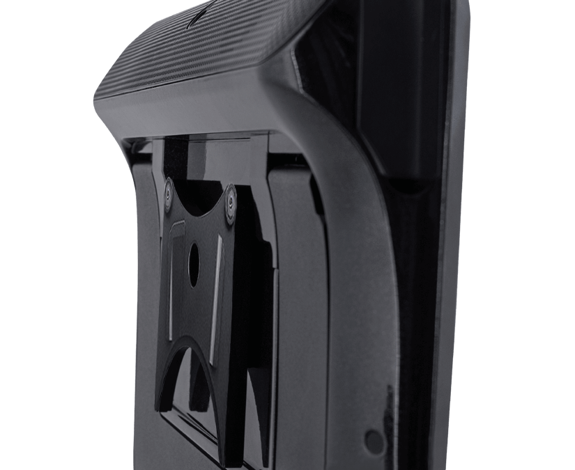 Adaptateur Tobii Dynavox Quick Release fixé à un dispositif I-110