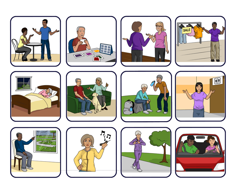 Exemples de InContext PCS de Tobii Dynavox 