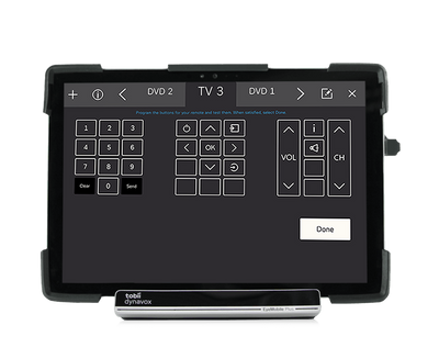 Fonction de contrôle d'environnement sur Tobii Dynavox Windows Control