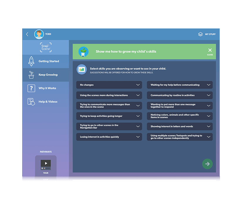 Tobii Dynavox Pathways for Snap Scene - Comment développer les compétences de votre enfant 